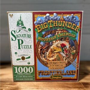 Disney Parks Signature Puzzle~ Big Thunder Mountain Railroad ~ 35th Anniversary